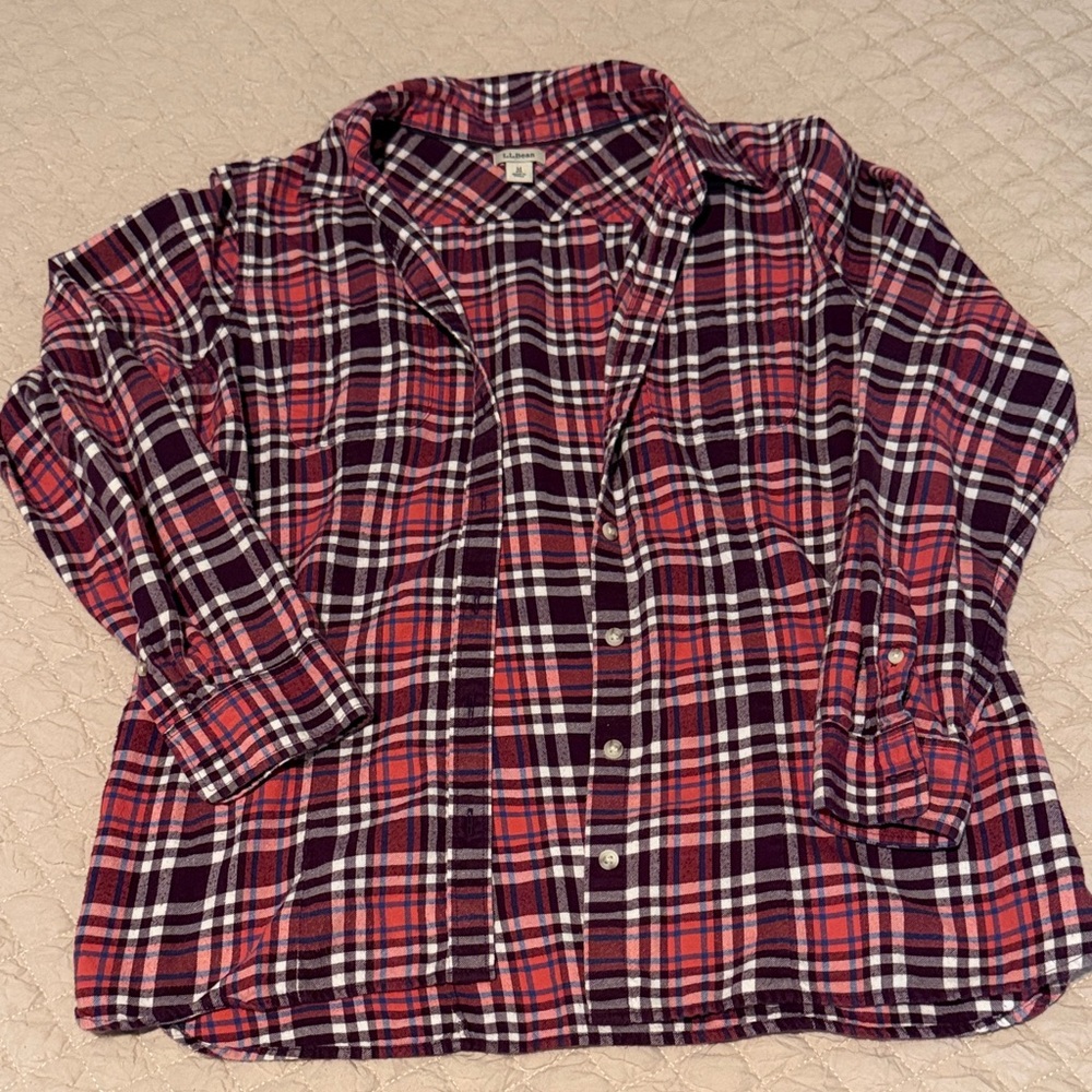 LL Bean Women’s Flannel button up